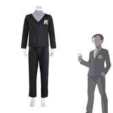 Pokémon Ultra Sun and Ultra Moon Team Rainbow Rocket Giovanni Cosplay Costume - Coscosmos