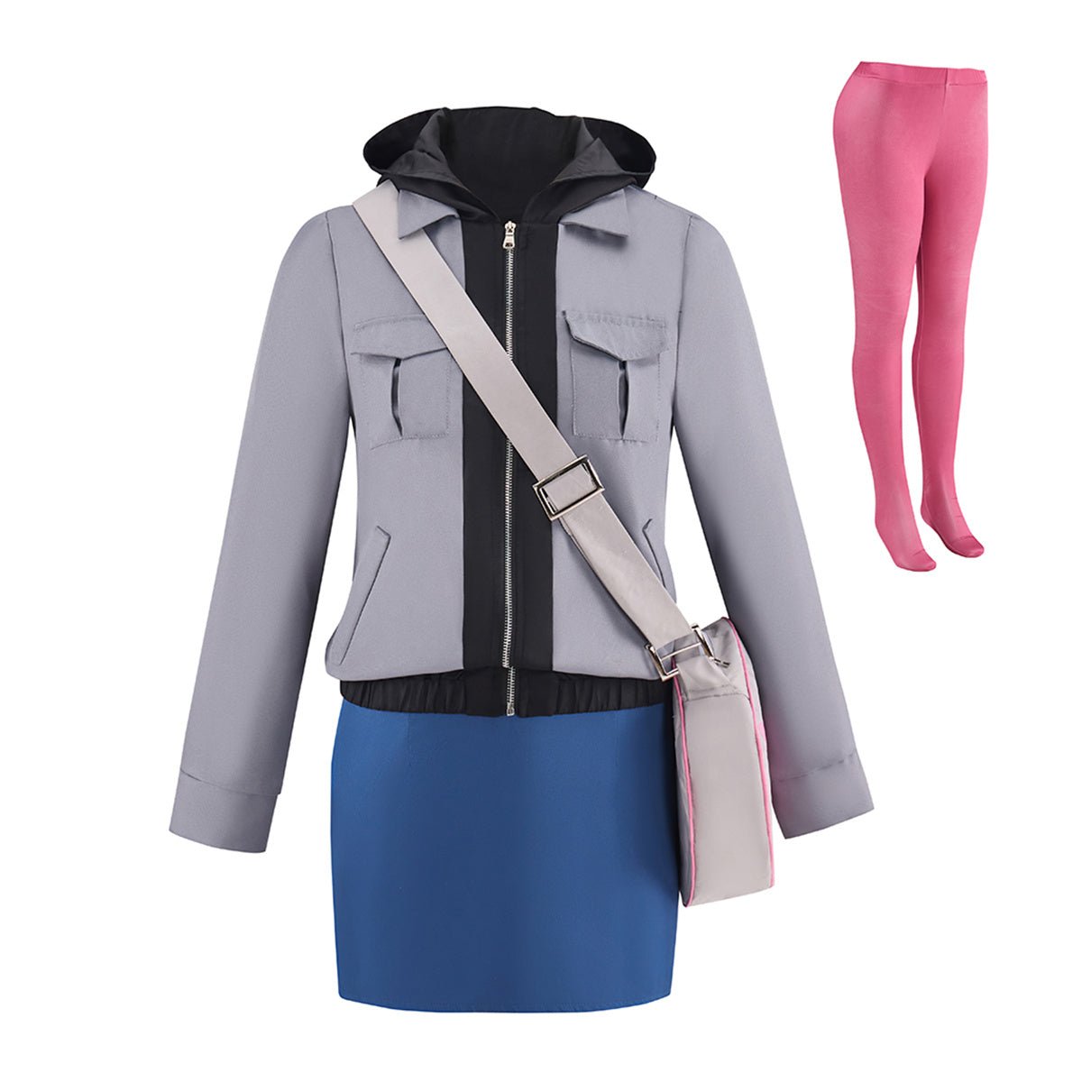 Ramona Flowers Cosplay Costume – Official Scott Pilgrim Takes Off Outfit for Halloween & Carnival - Coscosmos Ramona Flowers Cosplay Costume – Official Scott Pilgrim Takes Off Outfit for Halloween & Carnival - Coscosmos