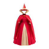 Red Cloak with Pointed Hat Cosplay Costume – Perfect for Role - Playing & Conventions - Coscosmos