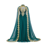 Retro Evening Dress Green Cosplay Costume - Coscosmos
