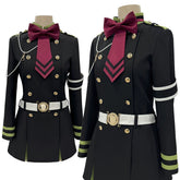 Seraph of the End Hiiragi Shinoa Moon Demon Company Cosplay Costume - Coscosmos