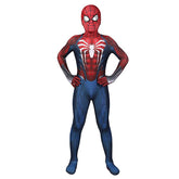 Spider - Man Game Peter Parker Printed Jumpsuit Kids Cosplay Costume Halloween - Coscosmos