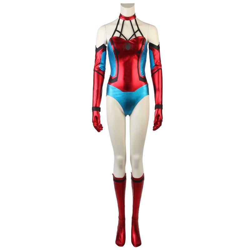 Spider - Man Girl's Dressing Cosplay Costume for Halloween & Roleplay - Coscosmos Spider - Man Girl's Dressing Cosplay Costume for Halloween & Roleplay - Coscosmos