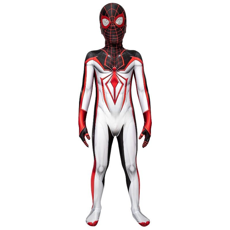Spider - Man Miles Morales T.R.A.C.K. Suit Kids Jumpsuit Cosplay Costume - Coscosmos Spider - Man Miles Morales T.R.A.C.K. Suit Kids Jumpsuit Cosplay Costume - Coscosmos
