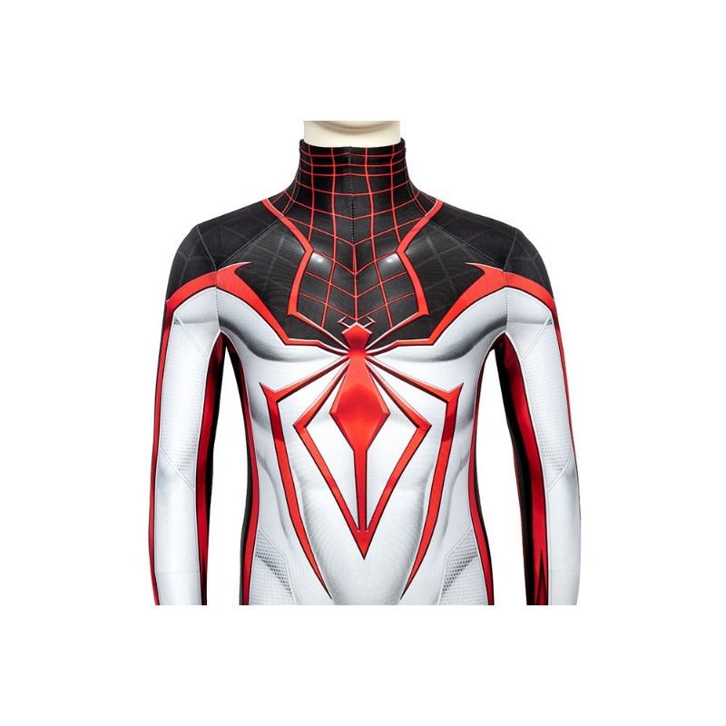 Spider - Man Miles Morales T.R.A.C.K. Suit Kids Jumpsuit Cosplay Costume - Coscosmos Spider - Man Miles Morales T.R.A.C.K. Suit Kids Jumpsuit Cosplay Costume - Coscosmos