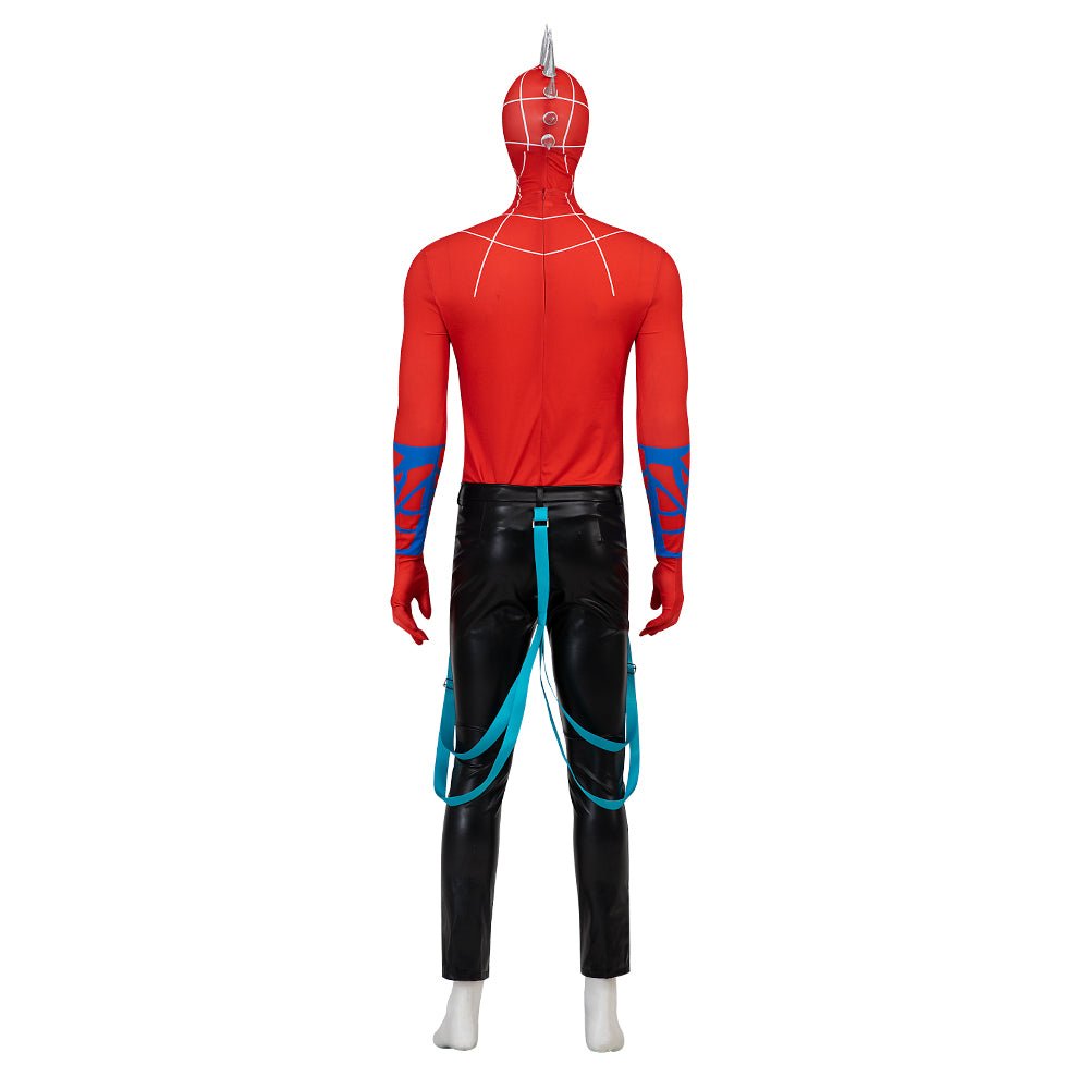 Spider - Punk Hobart Brown Costume Set | Spider - Man Across the Spider - Verse Cosplay - Coscosmos Spider - Punk Hobart Brown Costume Set | Spider - Man Across the Spider - Verse Cosplay - Coscosmos