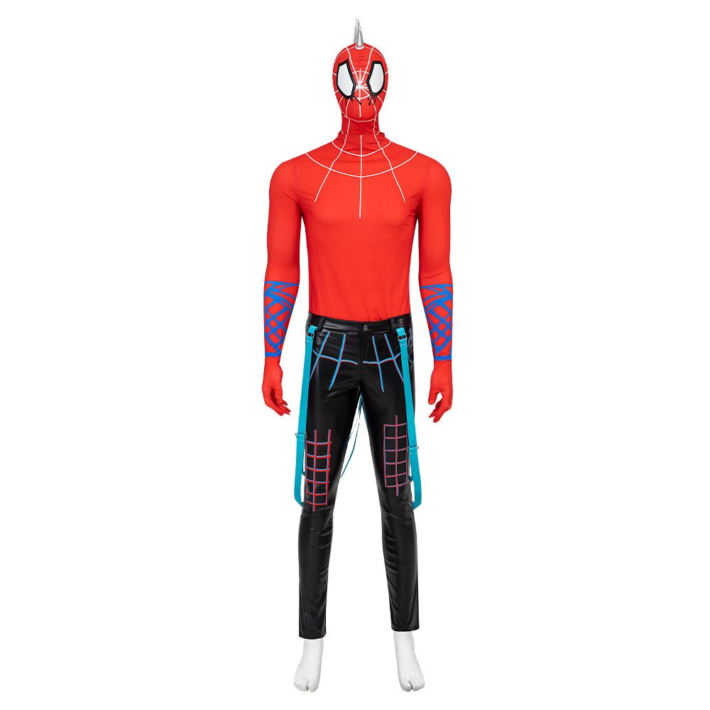Spider - Punk Hobart Brown Costume Set | Spider - Man Across the Spider - Verse Cosplay - Coscosmos Spider - Punk Hobart Brown Costume Set | Spider - Man Across the Spider - Verse Cosplay - Coscosmos