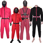 Squid Game Halloween Cosplay Jumpsuit – Adult Role - Playing Costume - Coscosmos