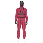 Squid Game Worker Uniform Cosplay Costume - Official Squid Game TV Series Outfit - Coscosmos