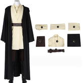 Star Wars: Episode I – The Phantom Menace Jedi Master Qui - Gon Jinn Cosplay Costume - Coscosmos