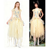 The Addams Family Wednesday Enid Sinclair Pink Sequin Evening Gown for Cosplay & Parties - Coscosmos