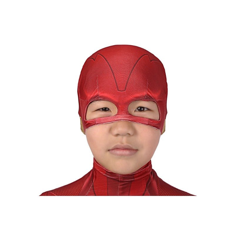 The Flash Season 5 Barry Allen Cosplay Costume Jumpsuit Mask Full Set 3D Print - Coscosmos The Flash Season 5 Barry Allen Cosplay Costume Jumpsuit Mask Full Set 3D Print - Coscosmos