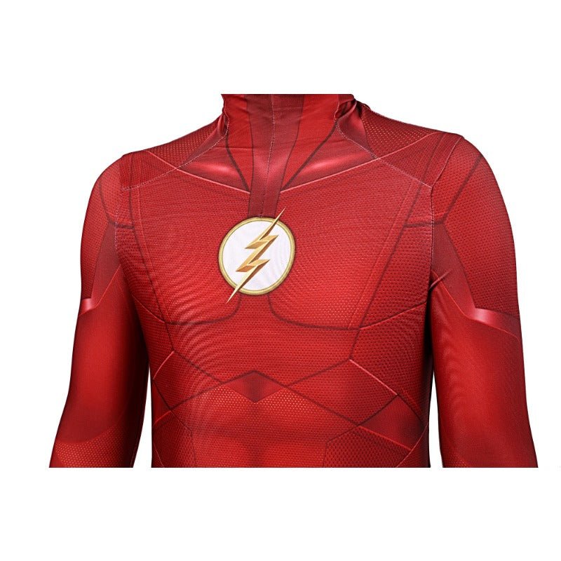 The Flash Season 5 Barry Allen Cosplay Costume Jumpsuit Mask Full Set 3D Print - Coscosmos The Flash Season 5 Barry Allen Cosplay Costume Jumpsuit Mask Full Set 3D Print - Coscosmos
