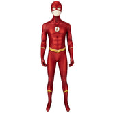 The Flash Season 5 Barry Allen Cosplay Costume Jumpsuit Mask Full Set 3D Print - Coscosmos