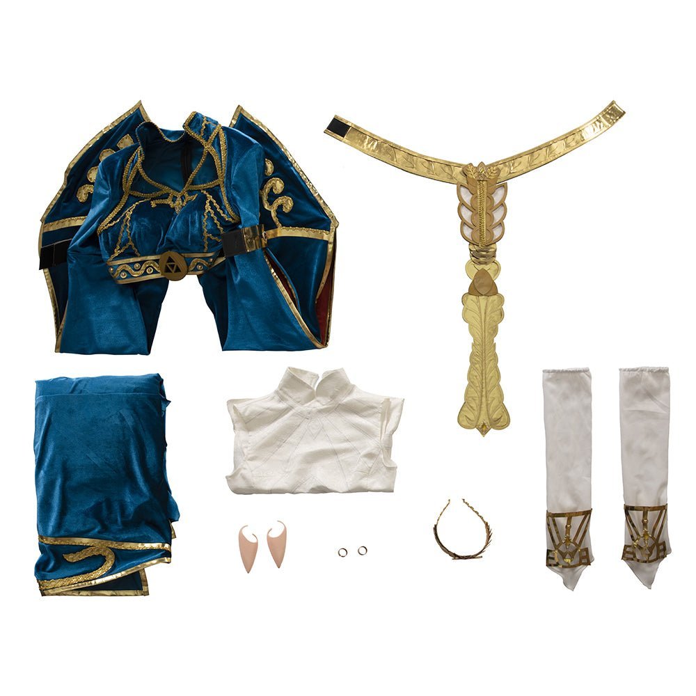 The Legend of Zelda: Breath of the Wild Princess Zelda Cosplay Costume - Coscosmos The Legend of Zelda: Breath of the Wild Princess Zelda Cosplay Costume - Coscosmos