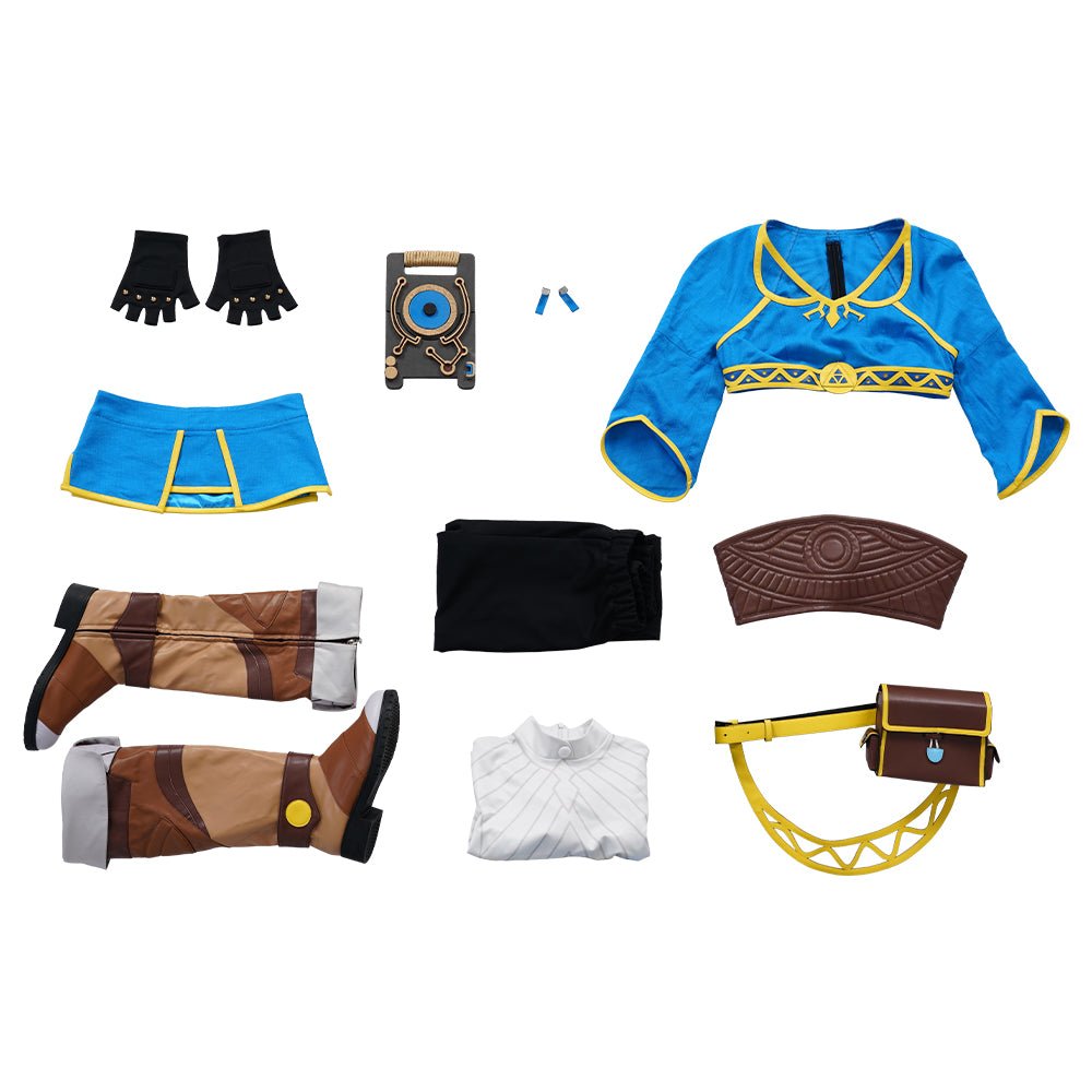 The Legend of Zelda: Breath of the Wild Princess Zelda Cosplay Costume - Coscosmos The Legend of Zelda: Breath of the Wild Princess Zelda Cosplay Costume - Coscosmos