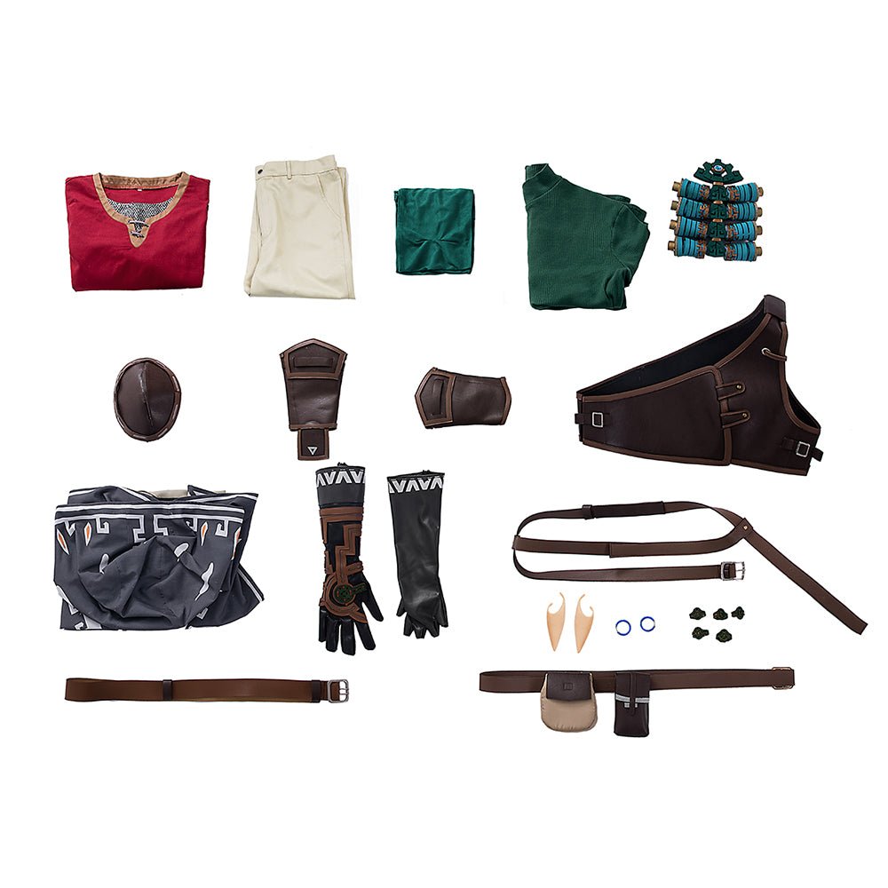 The Legend of Zelda: Tears of the Kingdom - Link (Hylian Tunic) Cosplay Costume - Coscosmos The Legend of Zelda: Tears of the Kingdom - Link (Hylian Tunic) Cosplay Costume - Coscosmos