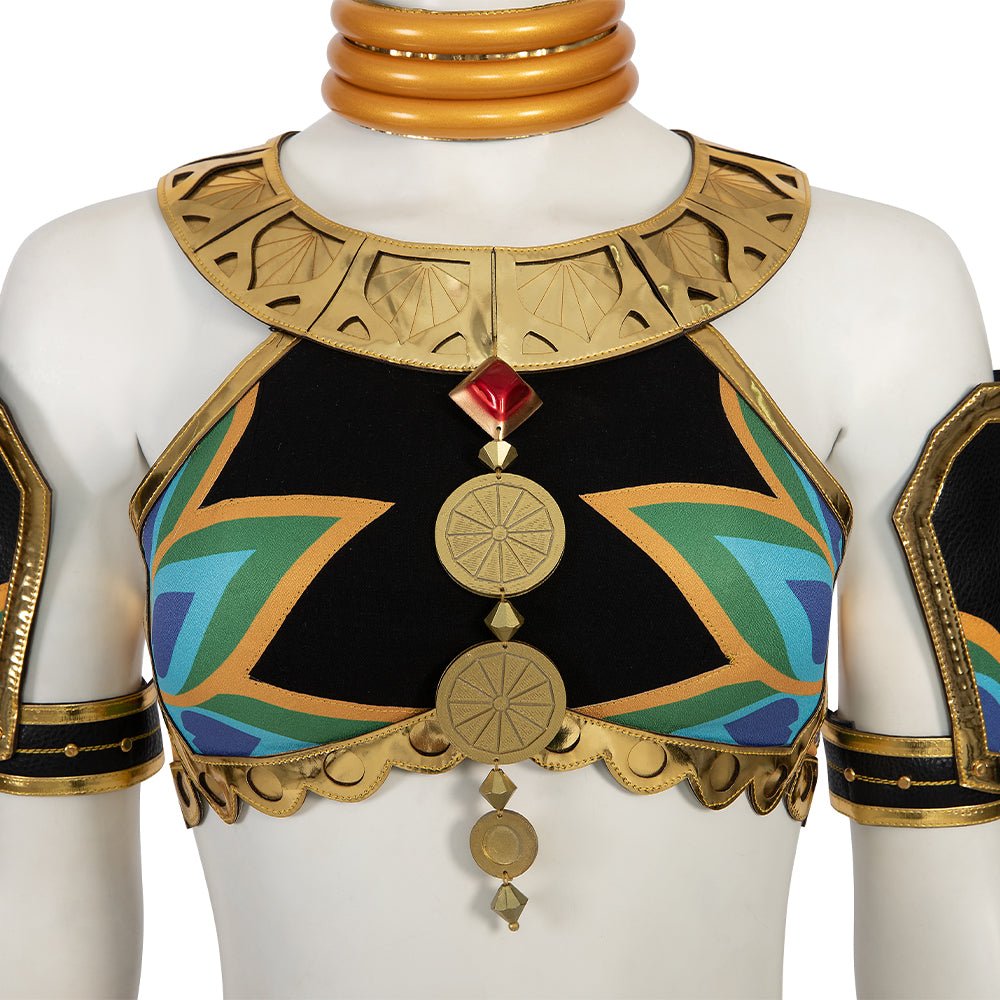 The Legend of Zelda: Tears of the Kingdom Princess Riju Cosplay Costume - Coscosmos The Legend of Zelda: Tears of the Kingdom Princess Riju Cosplay Costume - Coscosmos
