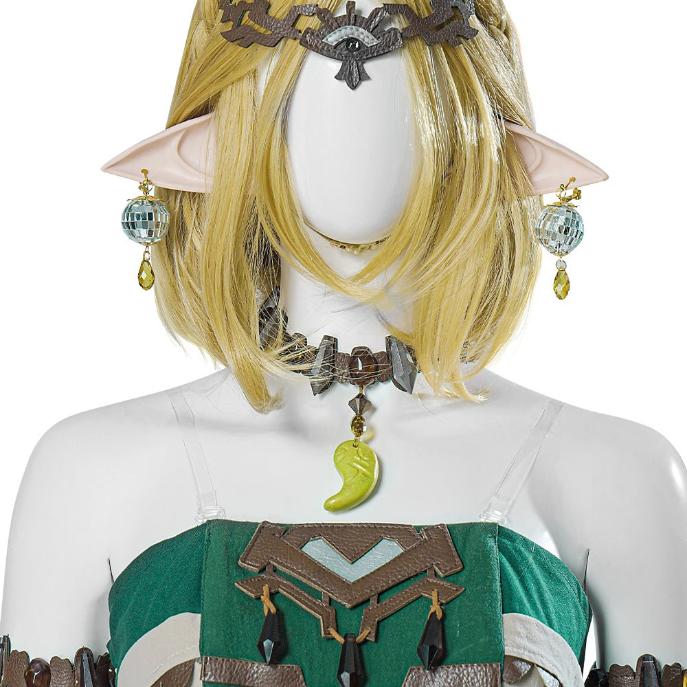 The Legend of Zelda: Tears of the Kingdom - Princess Zelda White Dress Cosplay Costume - Coscosmos The Legend of Zelda: Tears of the Kingdom - Princess Zelda White Dress Cosplay Costume - Coscosmos