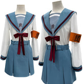 The Melancholy of Haruhi Suzumiya North High School Uniform Cosplay Costume - Anime Cosplay Outfit - Coscosmos