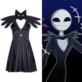 The Nightmare Before Christmas Serises Jack and Sally Cosplay Costume Set - Coscosmos