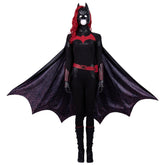 The Official Batwoman Inspired Women's Cosplay Costume Cape for Halloween, Comic Con, and Themed Parties - Coscosmos
