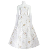 The Princess Diaries Mia Thermopolis White Princess Dress Cosplay Costume – Official Movie - Inspired Role - Play Outfit for Fans - Coscosmos