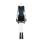 Tomb Raider Live Action Series Lara Croft Full Set Cosplay Costume, Adventure Explorer Outfit for Women - Coscosmos