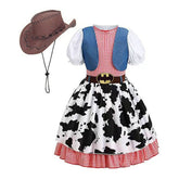 Toy Story Woody's Girlfriend Western Cowboy Halloween Cosplay Costume for Parent - Child Performance - Coscosmos