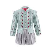 Tudor Male Green Red Top Grey Pants Cosplay Costume - Coscosmos