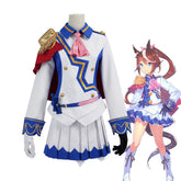 Uma musume: Pretty Derby Tokai Teio Full Competition Cosplay Costume Outfit Set - Coscosmos