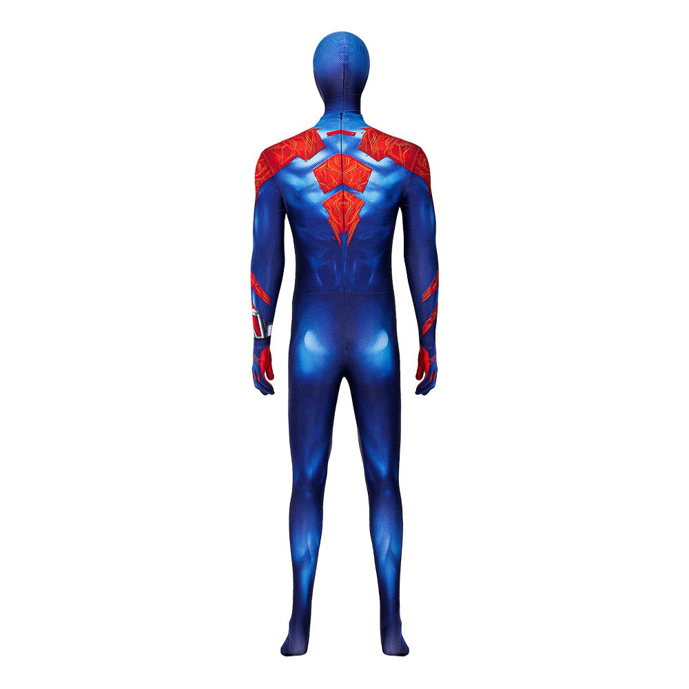 Upgraded 2099 Spiderman Muscle Bodysuit Cosplay Costume Halloween Jumpsuit Suit - Coscosmos Upgraded 2099 Spiderman Muscle Bodysuit Cosplay Costume Halloween Jumpsuit Suit - Coscosmos