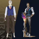 Valorant Chamber Halloween Cosplay Vest Set – British Suit Cosplay Costume for Adults, Complete Set for Cosplayers - Coscosmos