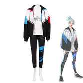 Valorant Jett Windbreaker Streetwear Cosplay Set – Premium Jacket, Pants, and Gloves for Game Fans, Cosplayers, and Urban Fashion Enthusiasts - Coscosmos
