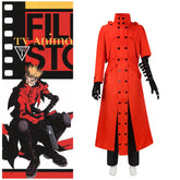 Vash the Stampede Trigun Cosplay Costume Full Set - Gunman Outfit for Anime Convention, Halloween, Cosplay Events - Coscosmos