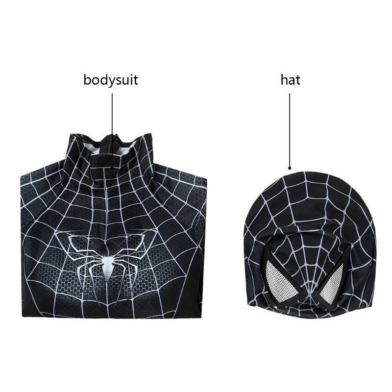 Venom Kids Cosplay Costume Eddie Brock Spider - Man 3 3D Printed Suit - Coscosmos Venom Kids Cosplay Costume Eddie Brock Spider - Man 3 3D Printed Suit - Coscosmos