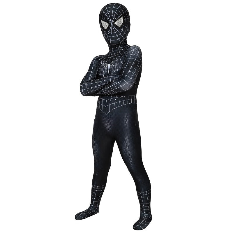 Venom Kids Cosplay Costume Eddie Brock Spider - Man 3 3D Printed Suit - Coscosmos Venom Kids Cosplay Costume Eddie Brock Spider - Man 3 3D Printed Suit - Coscosmos