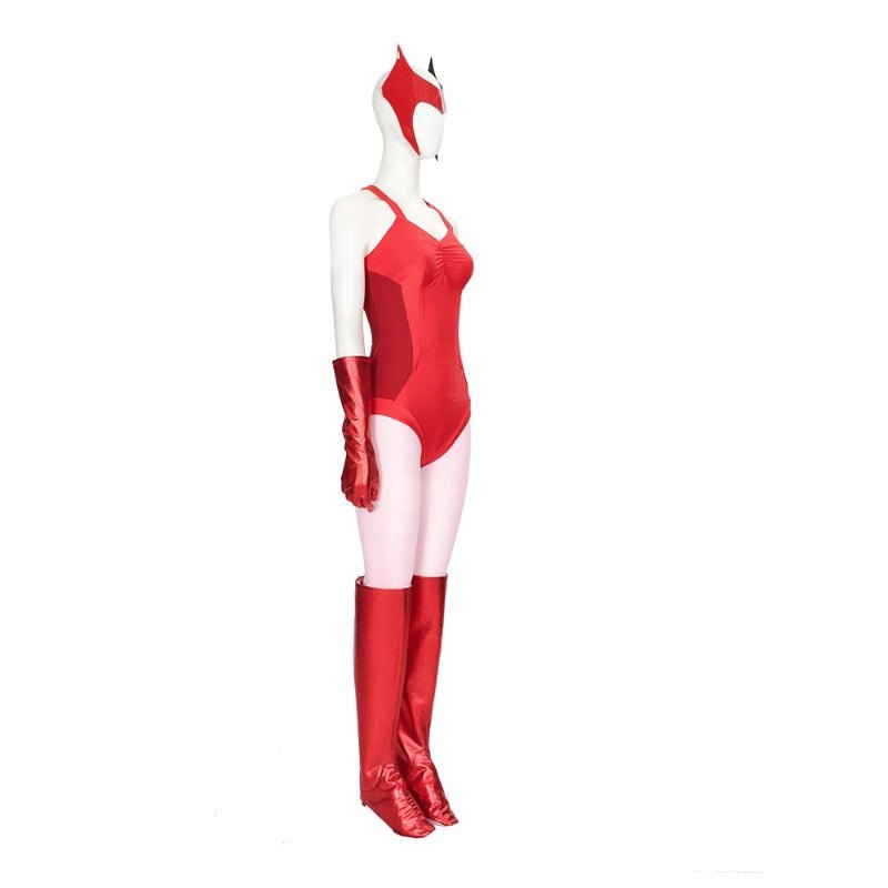 Wanda Maximoff Cosplay Costume - Marvel Cinematic Universe Movie Outfit - Coscosmos Wanda Maximoff Cosplay Costume - Marvel Cinematic Universe Movie Outfit - Coscosmos