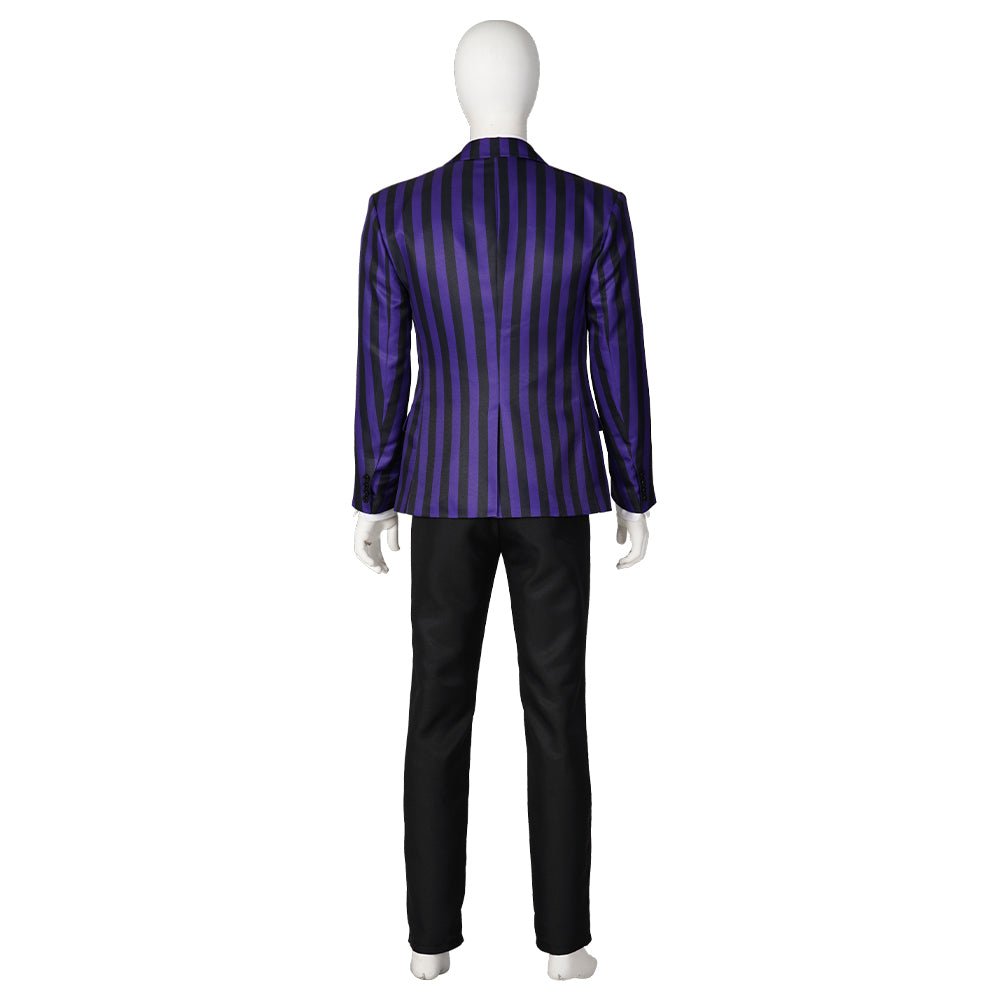Wednesday Addams Cosplay Costume - Embrace the Gothic Charm - Coscosmos Wednesday Addams Cosplay Costume - Embrace the Gothic Charm - Coscosmos