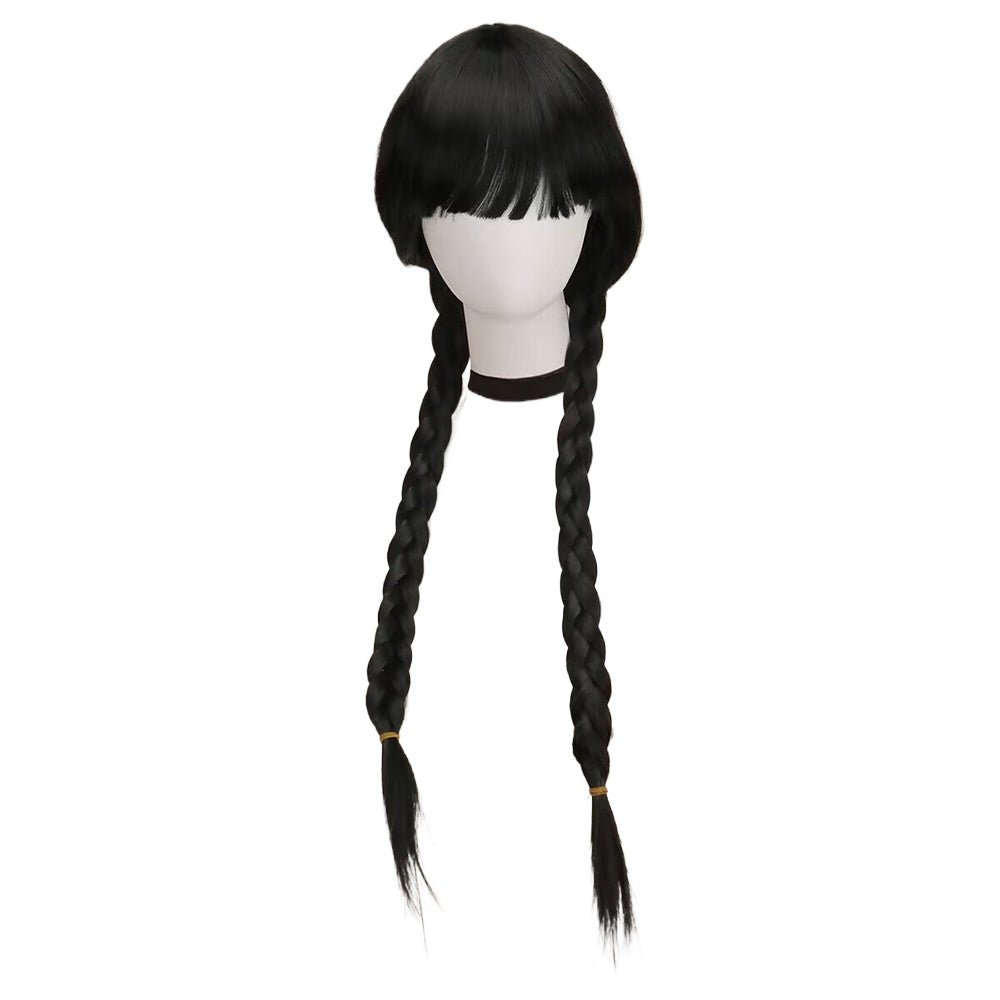 Wednesday Addams Cosplay Costume - Embrace the Gothic Charm - Coscosmos Wednesday Addams Cosplay Costume - Embrace the Gothic Charm - Coscosmos