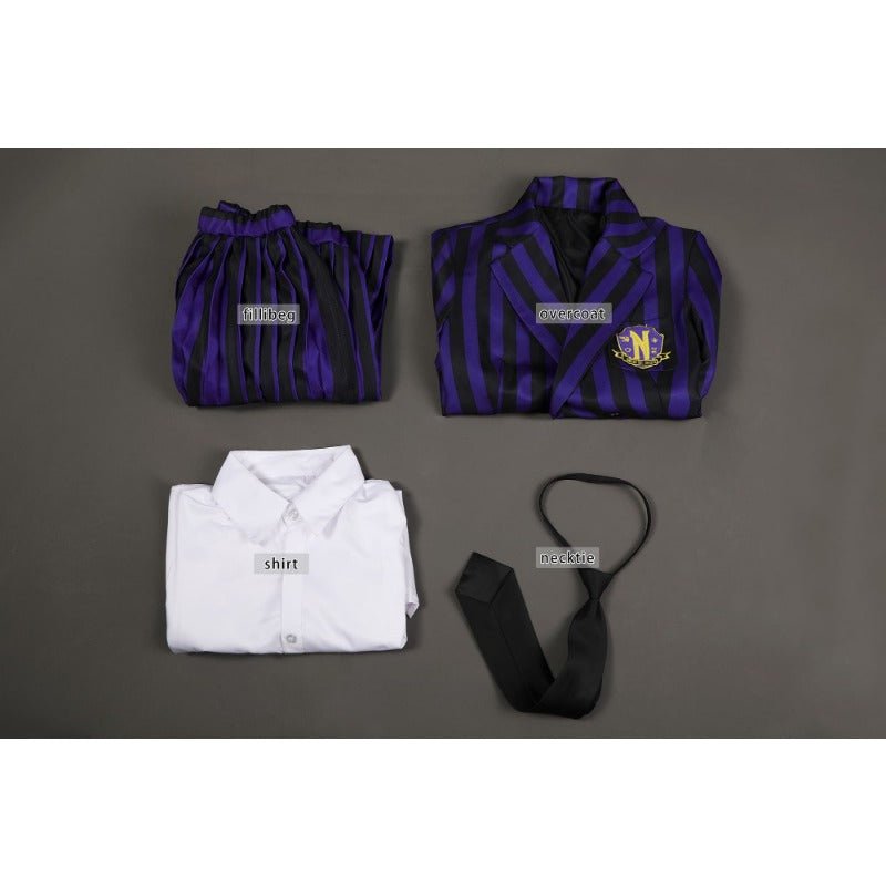 Wednesday Nevermore Academy Uniform Enid Sinclair Cosplay Handmade Costume - Coscosmos Wednesday Nevermore Academy Uniform Enid Sinclair Cosplay Handmade Costume - Coscosmos