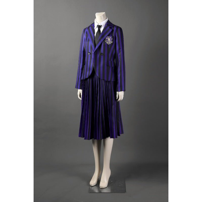 Wednesday Nevermore Academy Uniform Enid Sinclair Cosplay Handmade Costume - Coscosmos Wednesday Nevermore Academy Uniform Enid Sinclair Cosplay Handmade Costume - Coscosmos