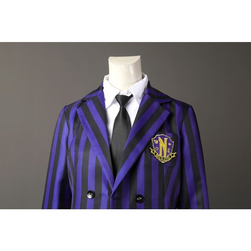 Wednesday Nevermore Academy Uniform Enid Sinclair Cosplay Handmade Costume - Coscosmos Wednesday Nevermore Academy Uniform Enid Sinclair Cosplay Handmade Costume - Coscosmos