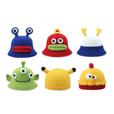 Whimsical Super Cute Cartoon Beanie – Hand - Knitted Winter Hat for Men, Women & Kids - Coscosmos