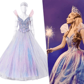 Wicked: The Musical Glinda the Good Witch Complete Costume Set - Coscosmos