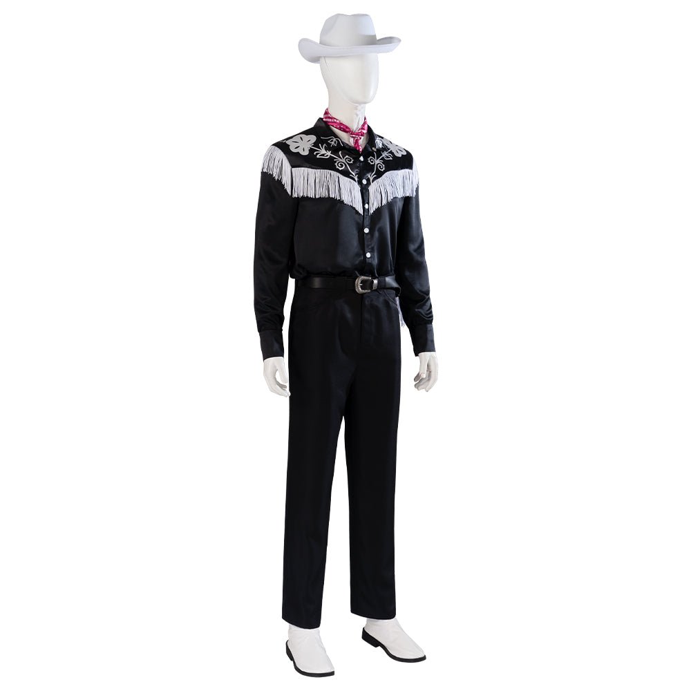 Women's Halloween Carnival 2023 Movie B Ken Cosplay Costume Suits with Hat & Belt NWON - Coscosmos Women's Halloween Carnival 2023 Movie B Ken Cosplay Costume Suits with Hat & Belt NWON - Coscosmos