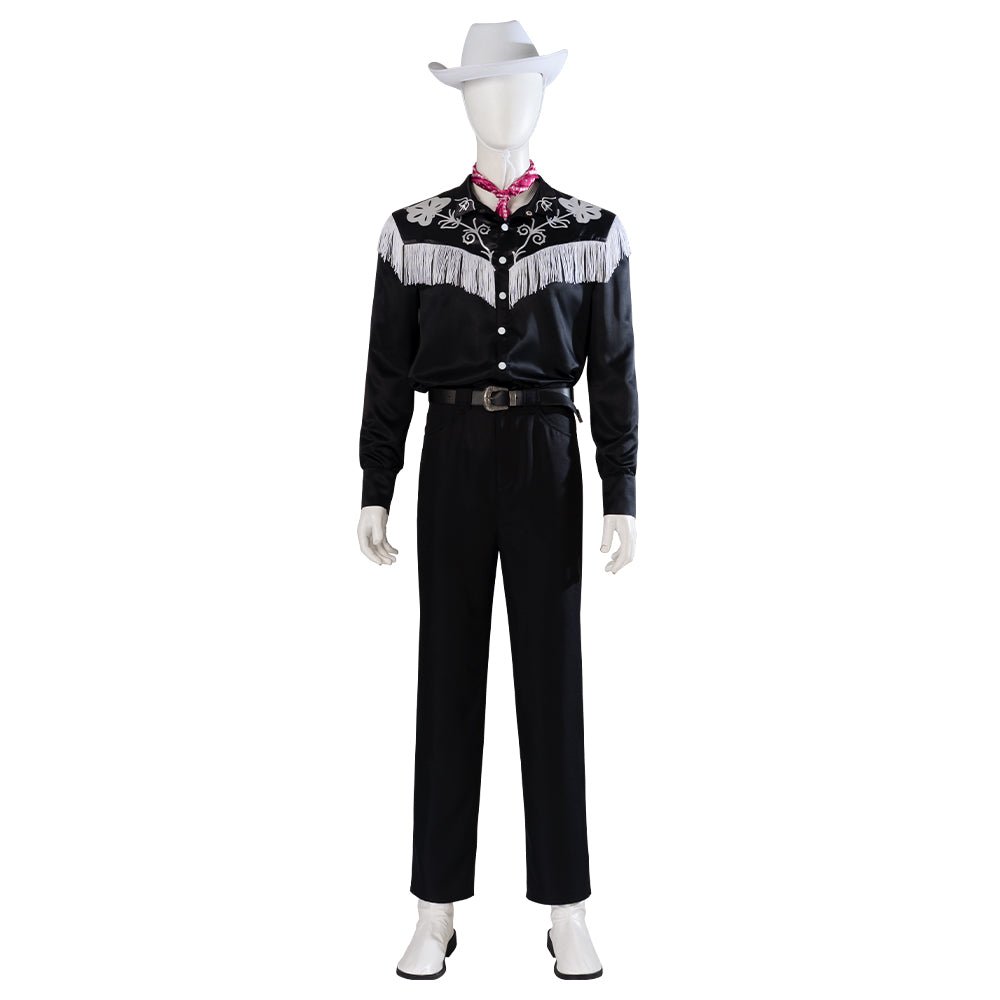 Women's Halloween Carnival 2023 Movie B Ken Cosplay Costume Suits with Hat & Belt NWON - Coscosmos Women's Halloween Carnival 2023 Movie B Ken Cosplay Costume Suits with Hat & Belt NWON - Coscosmos