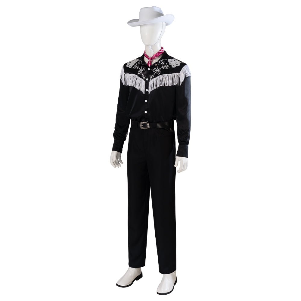 Women's Halloween Carnival 2023 Movie B Ken Cosplay Costume Suits with Hat & Belt NWON - Coscosmos Women's Halloween Carnival 2023 Movie B Ken Cosplay Costume Suits with Hat & Belt NWON - Coscosmos