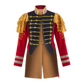 Women's Red Officer Uniform Cosplay Costume – Premium Anime Military Outfit for Cosplay & Halloween - Coscosmos