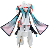 Wuthering Waves Spring Peach Female Cosplay Costume Brush Ink Slice Outfit - Coscosmos